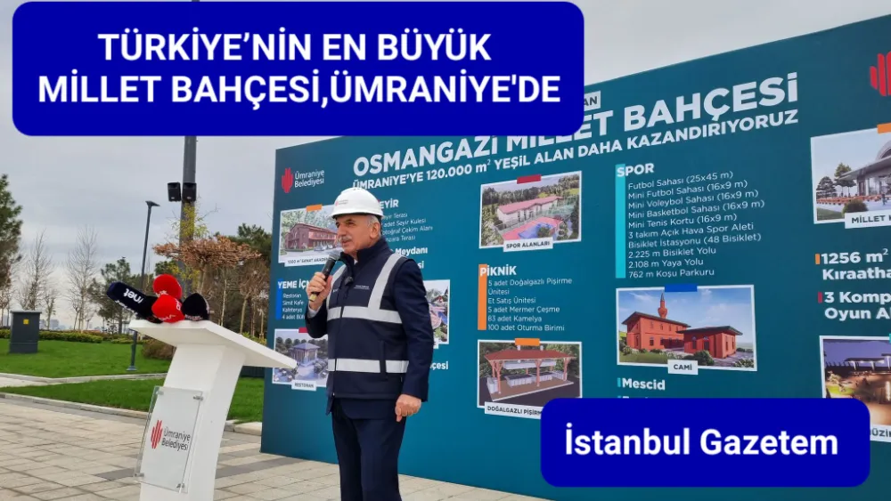 Türkiye’nin en büyük Millet Bahçesi basına tanıtıldı