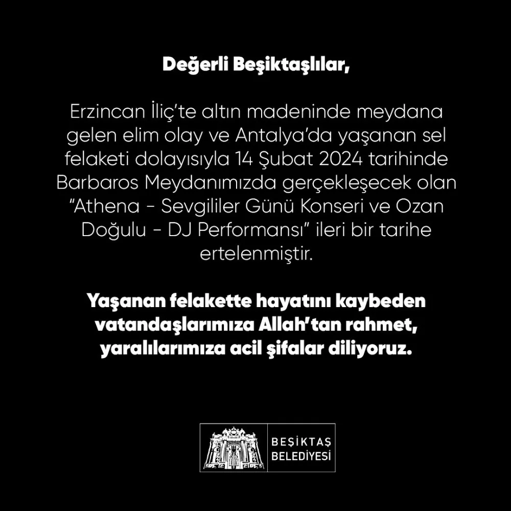 Besiktas Belediyesi Duyuru