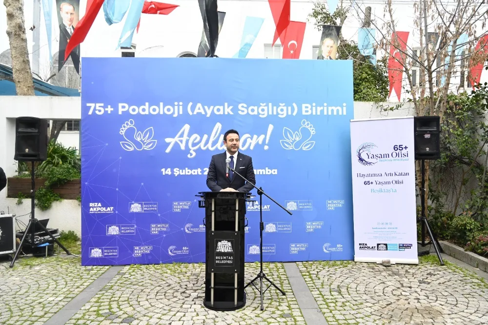 BEŞİKTAŞ’TA 75 YAŞ VE ÜSTÜ VATANDAŞLAR İÇİN PODOLOJİ BİRİMİ HİZMETE AÇILDI