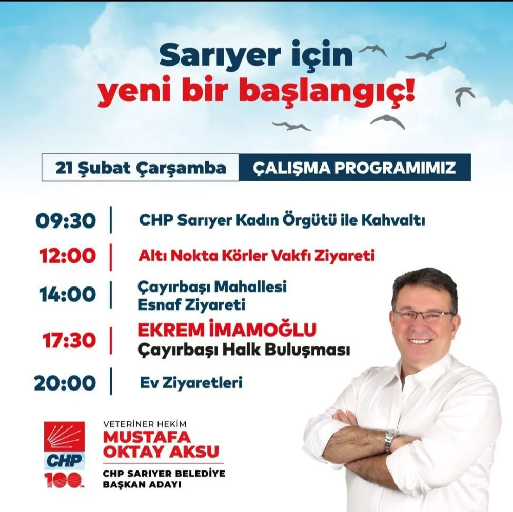 Mustafa Oktay Aksu günlük çalışma programı