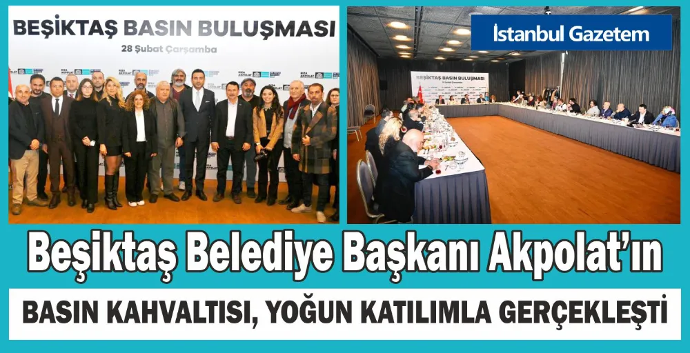 BAŞKAN RIZA AKPOLAT GAZETECİLERLE KAHVALTIDA BİR ARAYA GELDİ