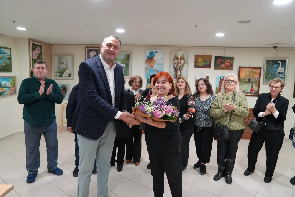 Grup 10 Atölye Renklerin Esintisi Resim Sergisi Kartal Belediyesi’nde Açıldı
