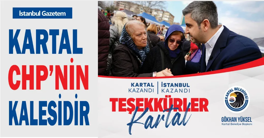 KARTAL YEREL SEÇİM SONUÇLARI, AK PARTİ KARTAL HEZİMETE UĞRADI 2024