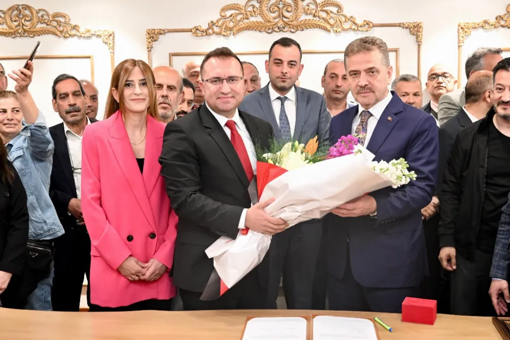 BAŞKAN BAHÇETEPE GÖREVE BAŞLADI