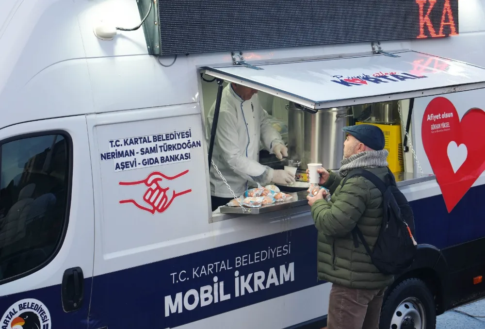 Kartal Belediyesi’nden Soğuk Kış Günlerinde Vatandaşlara Sıcak Destek
