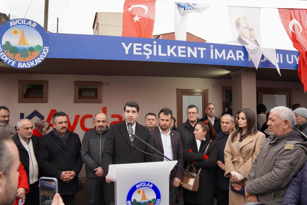 Avcılar Belediyesi imar planı ile ilgili Yeşilkent Mahallesi İmar Planı Uygulama ve Bilgilendirme Ofisi açıldı
