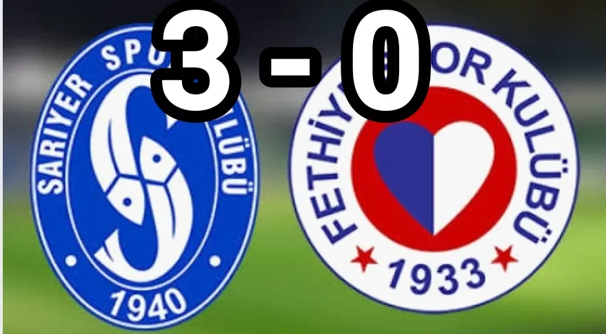 Sarıyerspor kendi evinde 3-0 galip geldi 