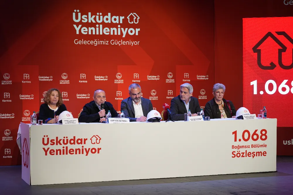 ÜSKÜDAR’DA KENTSEL DÖNÜŞÜM İÇİN İMZA TÖRENİ GERÇEKLEŞTİRİLDİ
