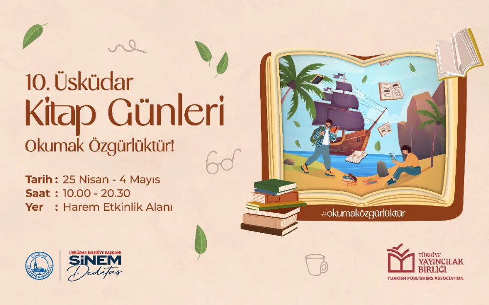 10. ÜSKÜDAR KİTAP GÜNLERİ BAŞLIYOR
