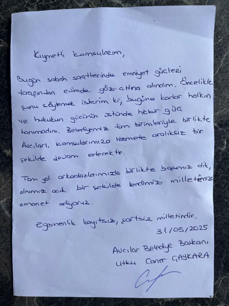 Avcılar Belediye Başkanı Utku Caner Çaykara 