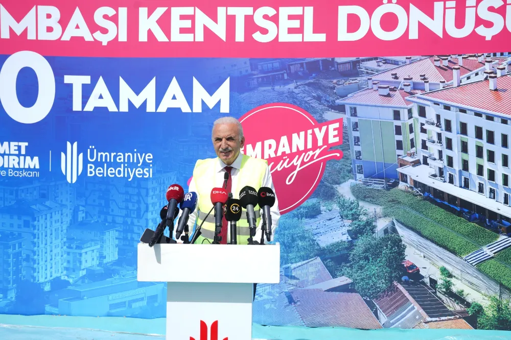 ÜMRANİYE DÖNÜŞÜYOR: HEKİMBAŞI KENTSEL DÖNÜŞÜM PROJE ALANININ %80’İ TAMAMLANDI