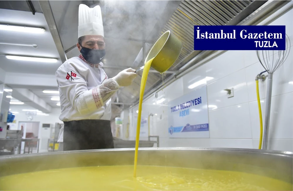 TUZLA BELEDİYESİ AŞEVİ İHTİYAÇ SAHİBİ AİLELERİN HİZMETİNDE