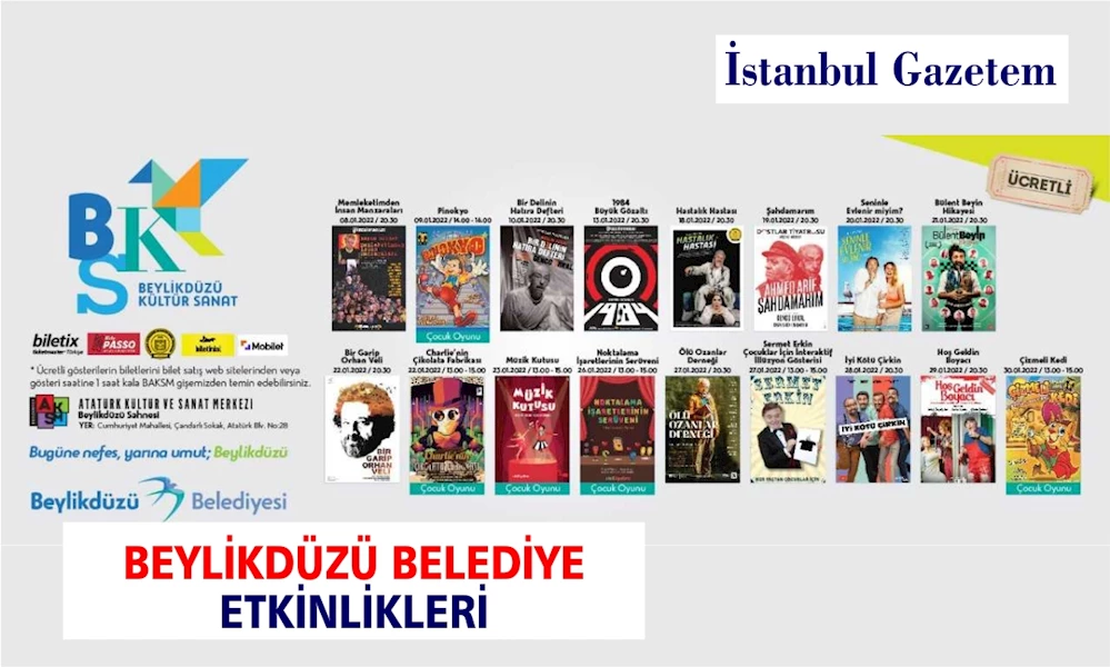 Beylikdüzü Belediyesi kültür sanat etkinliklerine hız kesmedi