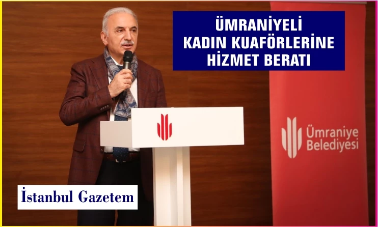 Başkan İsmet Yıldırım, Kadın Kuaförlerine hizmet beratı verdi
