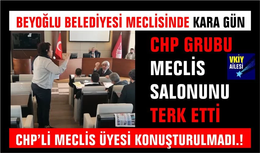 BEYOĞLU BELEDİYESİ FAALİYET RAPORU CHP OLMADAN KABUL EDİLDİ