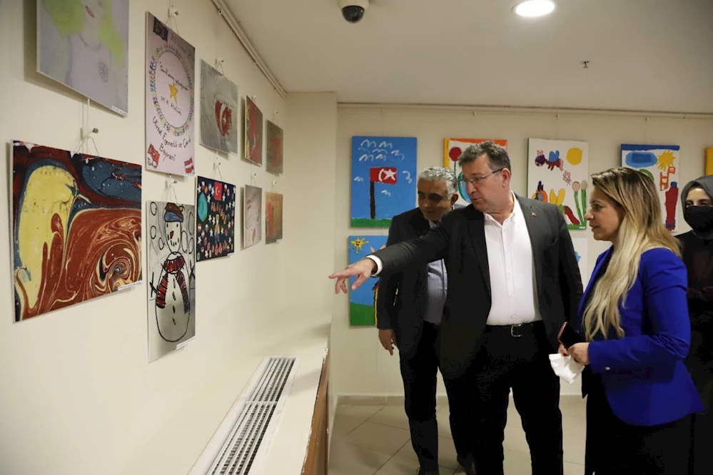23 Nisan Uluslararası Resim Sergisi Kartal Belediyesi’nde Açıldı