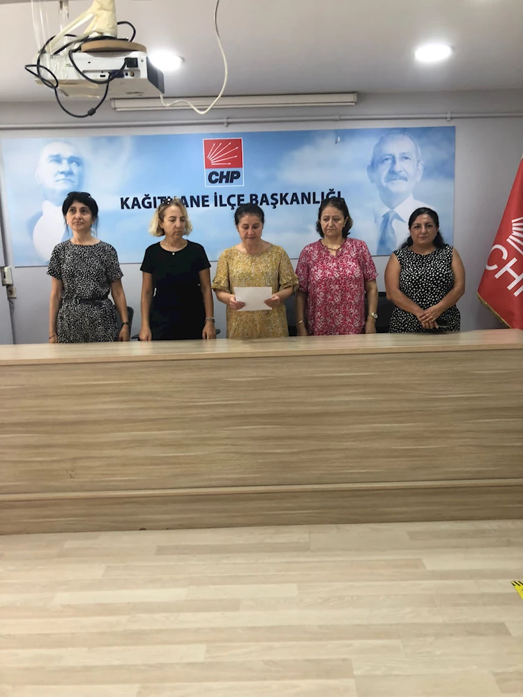 CHP KAĞITHANE KADIN KOLLARI BASIN AÇIKLAMASI
