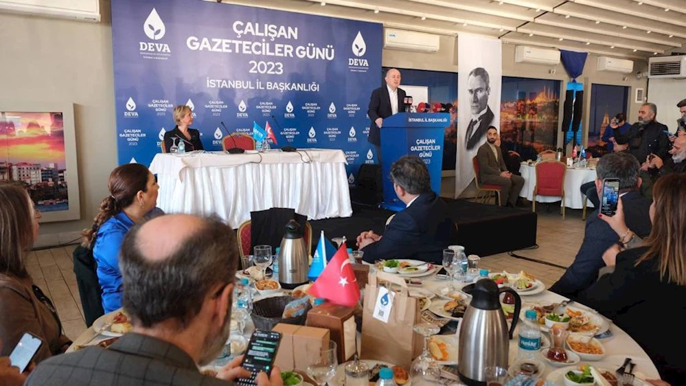 DEVA Partisi İstanbul İl Başkanlığı 10 Ocak Çalışan Gazeteciler Günü programı