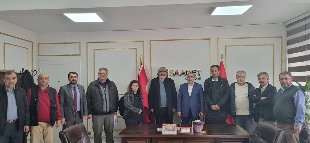 SAADET PARTİSİ ÜSKÜDAR İLÇE BAŞKANLIĞI  BASINLA BULUŞTU