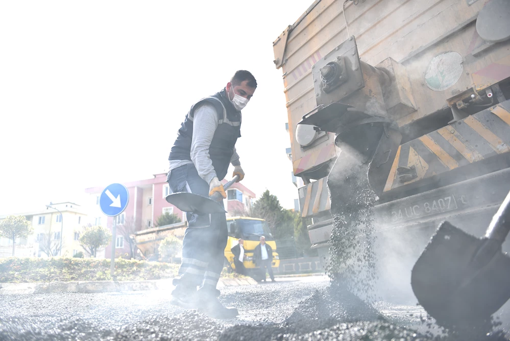 TUZLA’DA 2022 YILINDA 54 BİN TON ASFALT