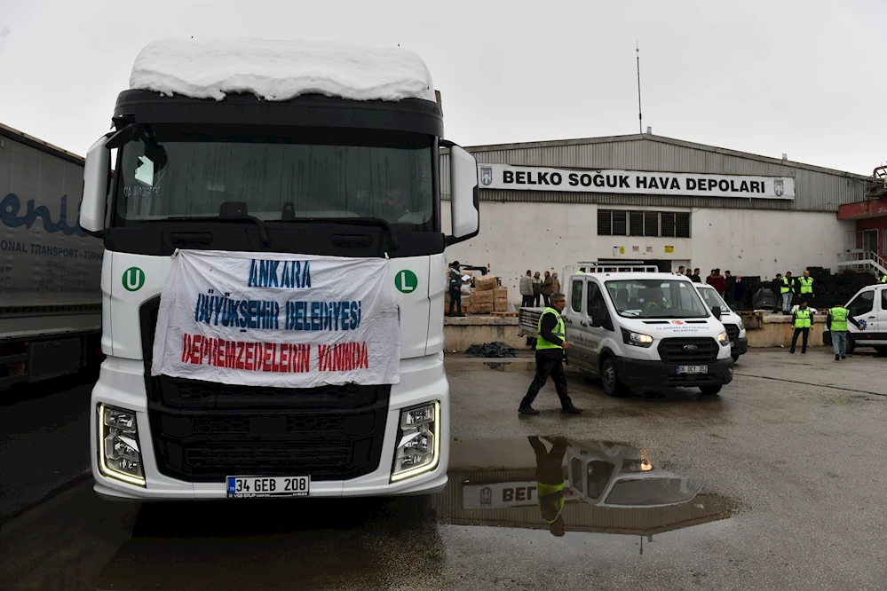 ANKARA BÜYÜKŞEHİRİN YARDIM KAMPANYASI