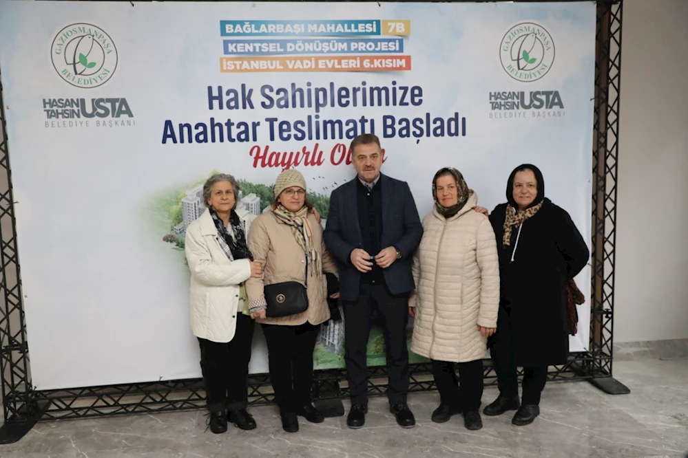 Kentsel Dönüşümde 813 Konutun Daha Anahtar Teslimi Yapıldı