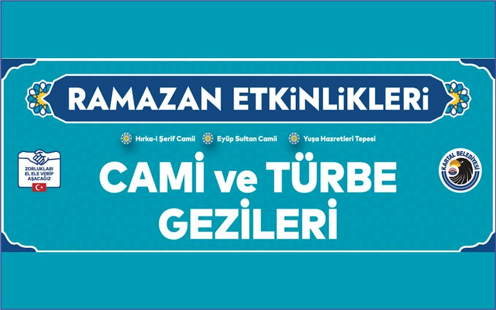 Kartal Belediyesi’nden Ramazan Ayında Vatandaşlara Cami ve Türbe Ziyareti