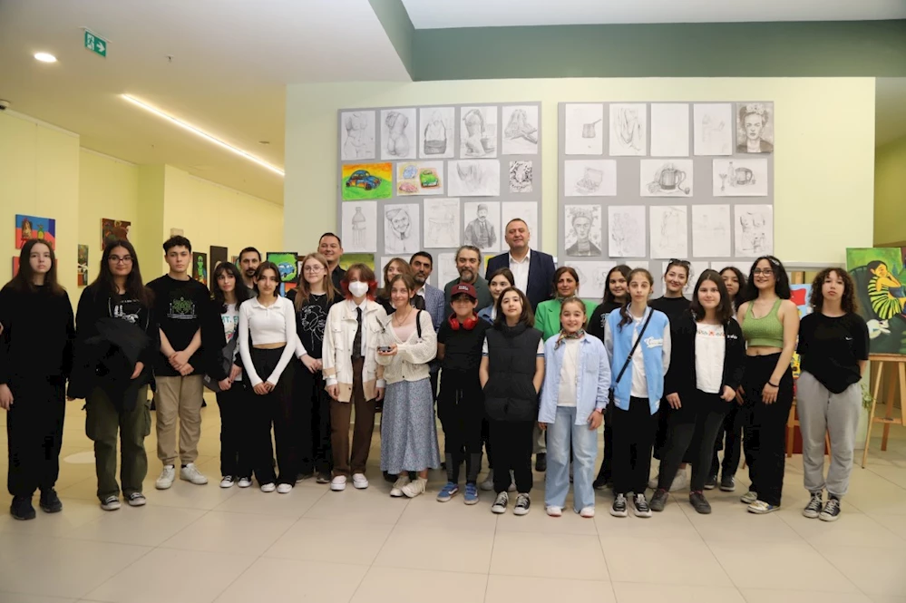 Kartal Belediyesi Sanat Akademisi Öğrencilerinden Dönem Sonu Sergisi