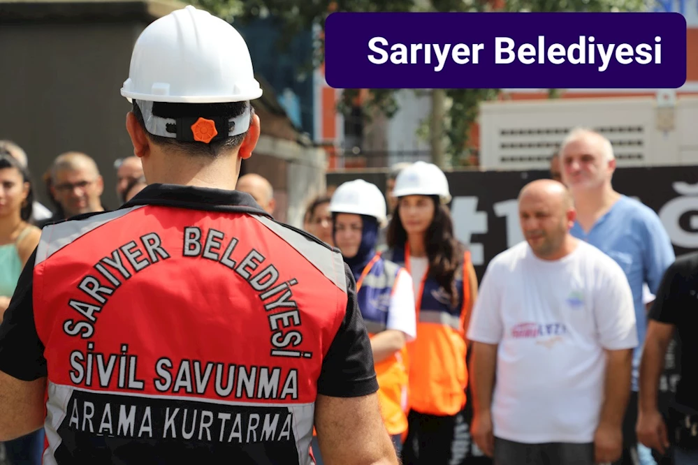 SARIYER BELEDİYESİ, 17 AĞUSTOS” TATBİKAT İLE ANILDI